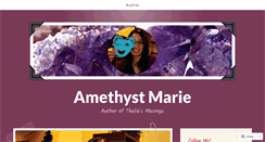 Desktop Screenshot of amethystmarie.com