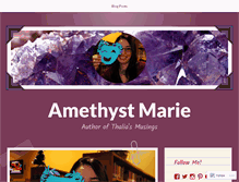 Tablet Screenshot of amethystmarie.com